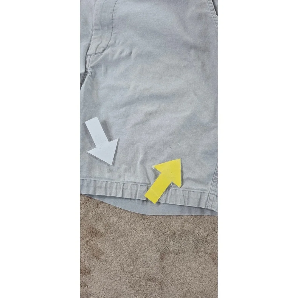 Marine Layer shorts Mens size 38 light blue Chino button pocket performance